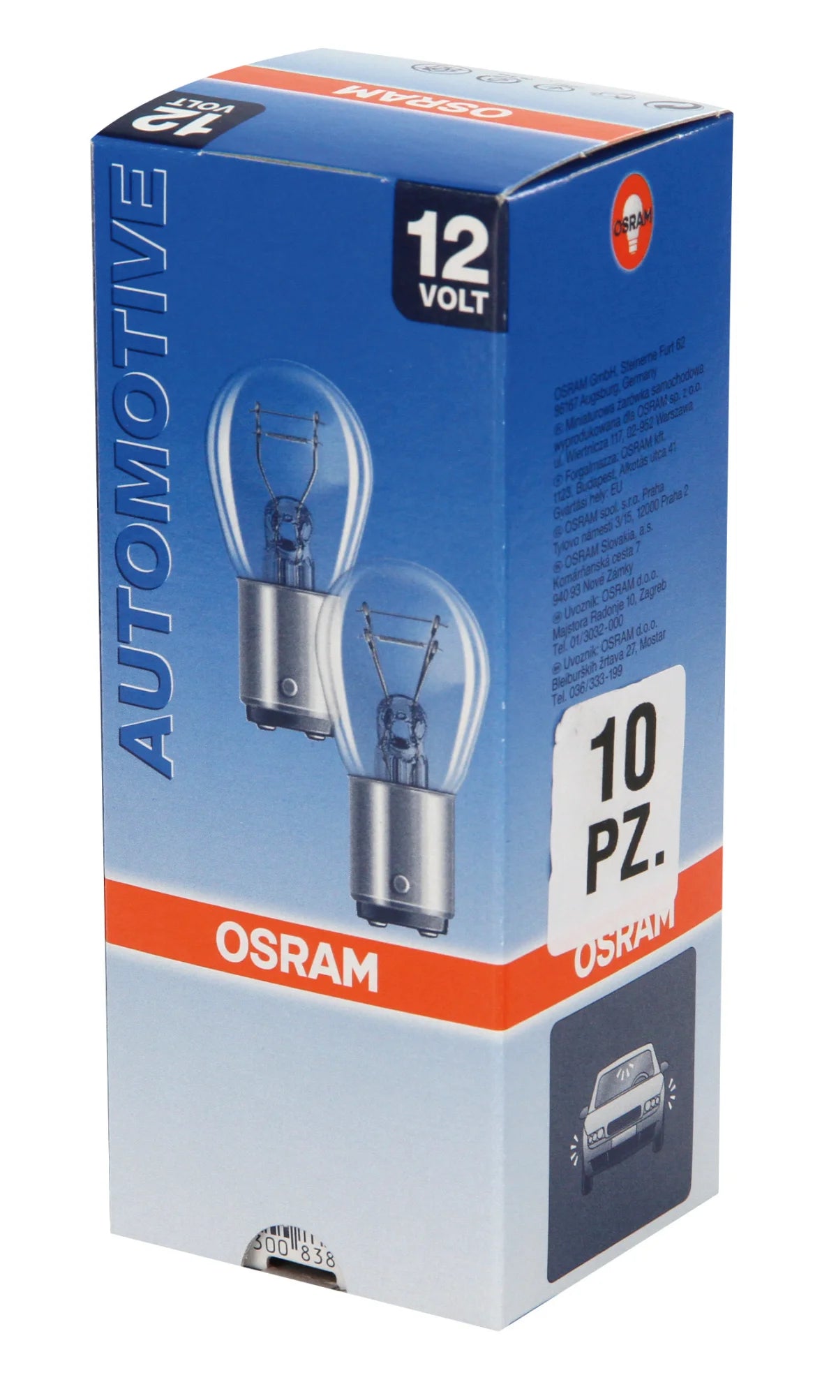 12V Original Line - P21/5W - 21/5W - BAY15d - 1 pz  - Sfuso [Confezione da 10]