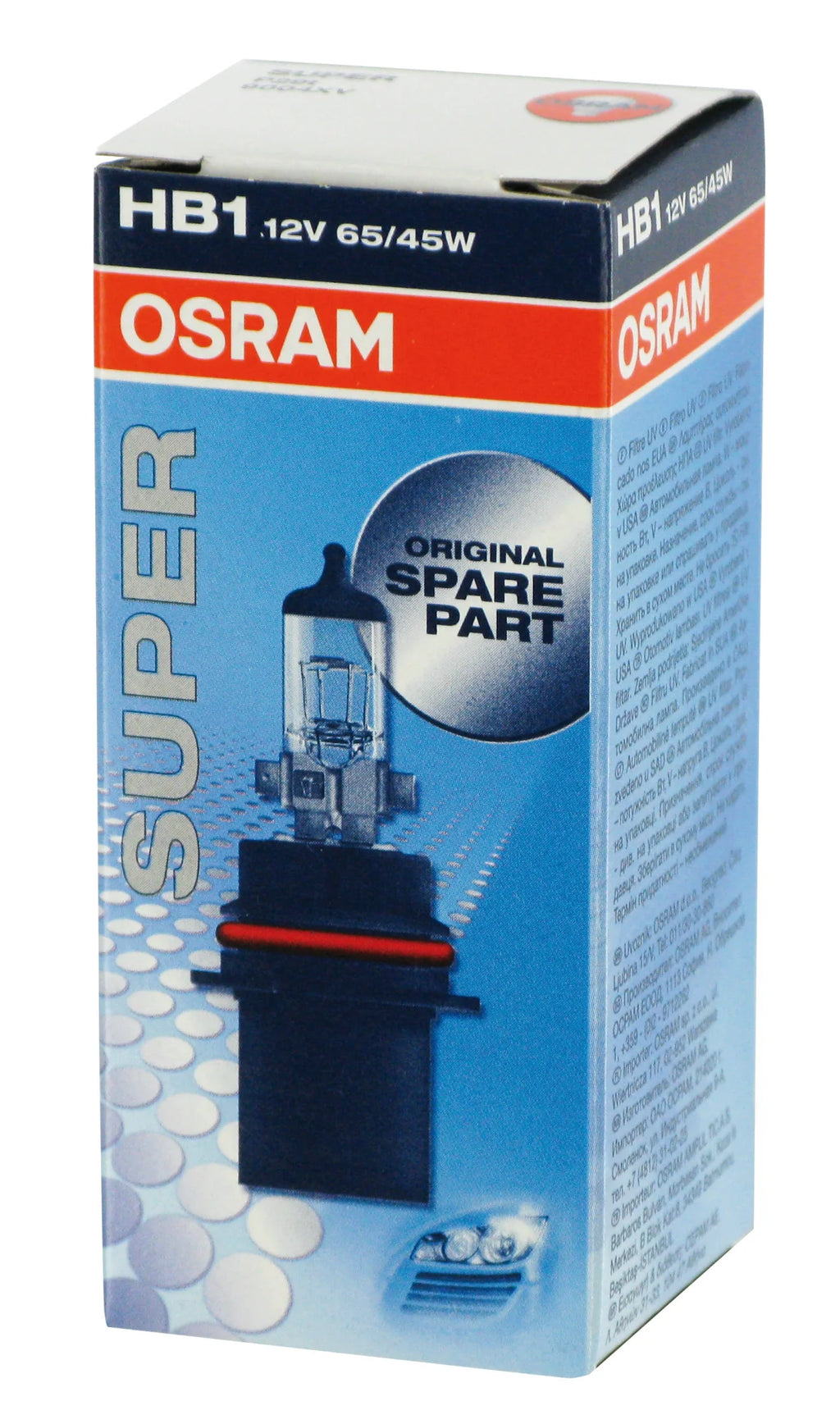 12V Super - HB1 - 65/45W - P29t - 1 pz  - Scatola