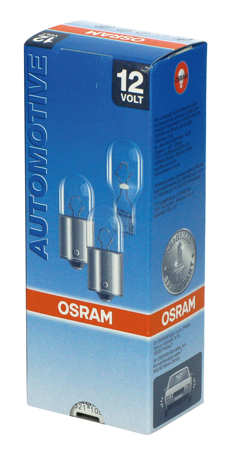 12V Original Line - W16W - 16W - W2,1x9,5d - 1 pz  - Sfuso [Confezione da 10]