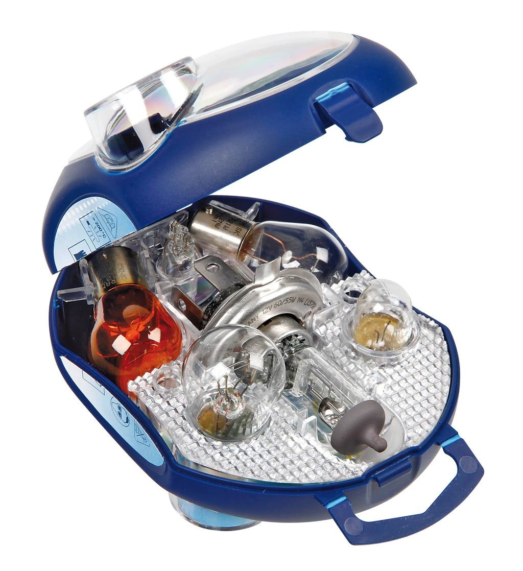 12V Kit Lampade di ricambio 12V - 1 pz  - Scatola Plast. - H4