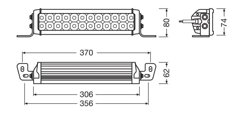 LEDriving Lightbar VX250-CB - 12/24V