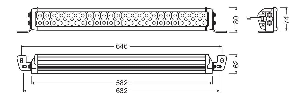 LEDriving Lightbar VX500-CB - 12/24V