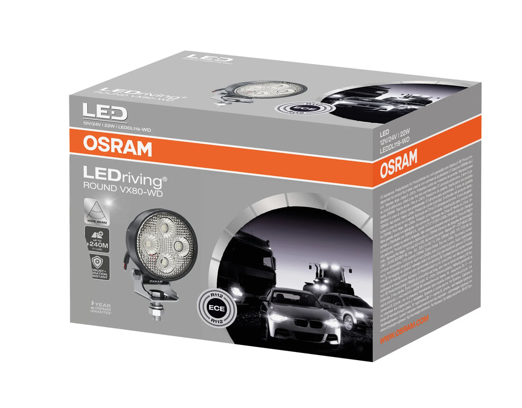 LEDriving Round VX80-WD - 12/24V