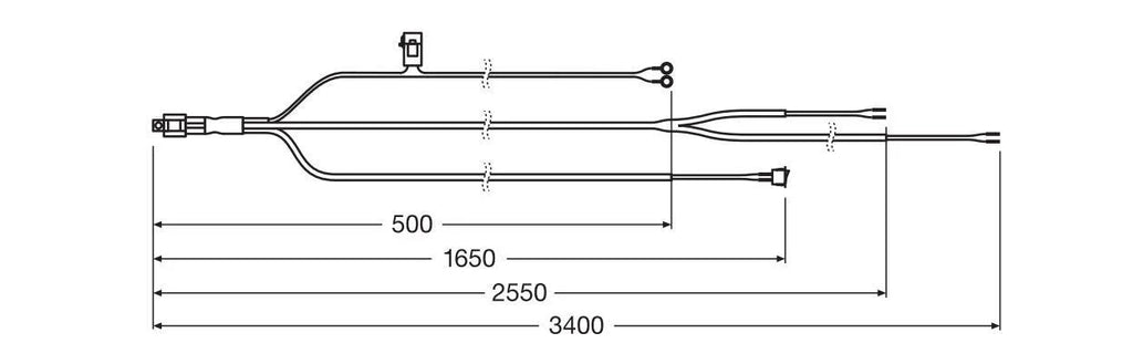 Wire Harness AX 2LS - 12V