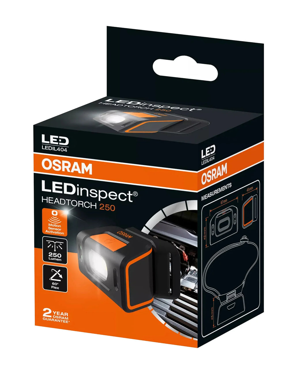 LEDinspect HEADTORCH250, torcia frontale LED