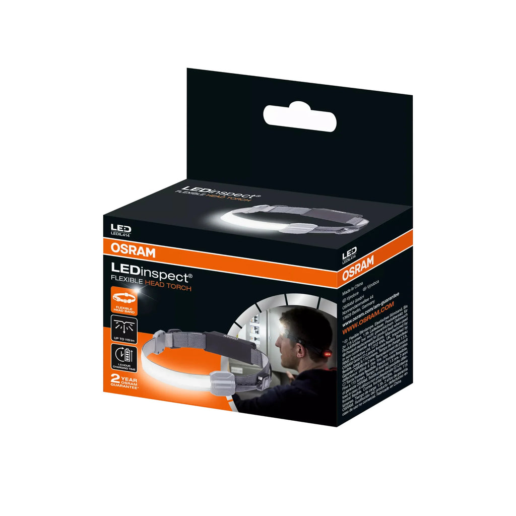 LEDinspect FLEXIBLE HEAD TORCH, torcia frontale flessibile
