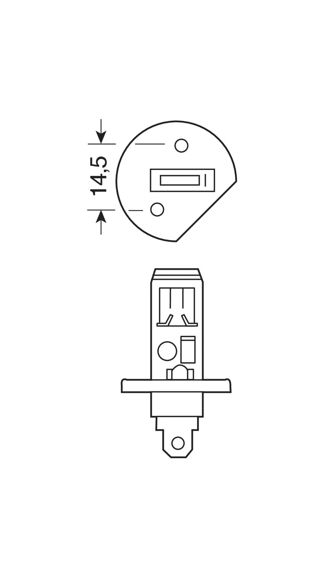24V Original Line - H1 - 70W - P14,5s - 1 pz  - Scatola