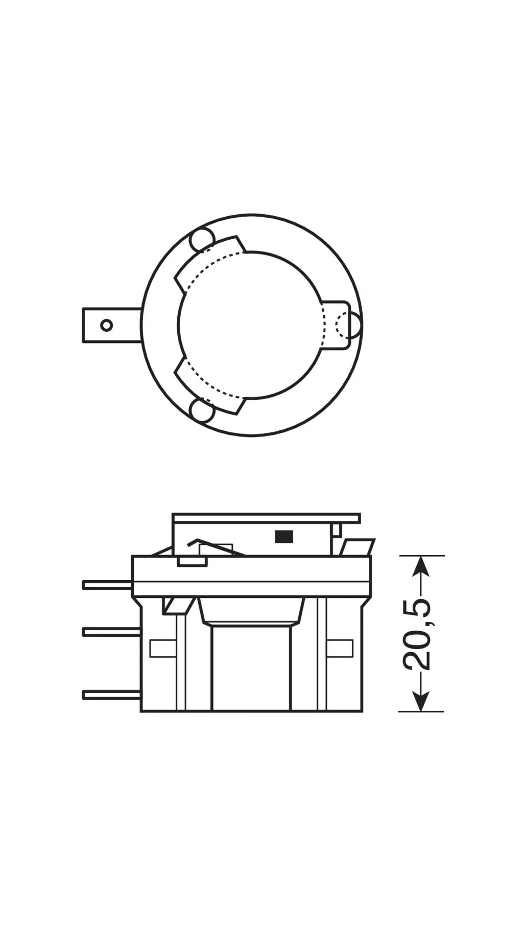 24V Original Line - H15 - 20/60W - PGJ23t-1 - 1 pz  - Scatola