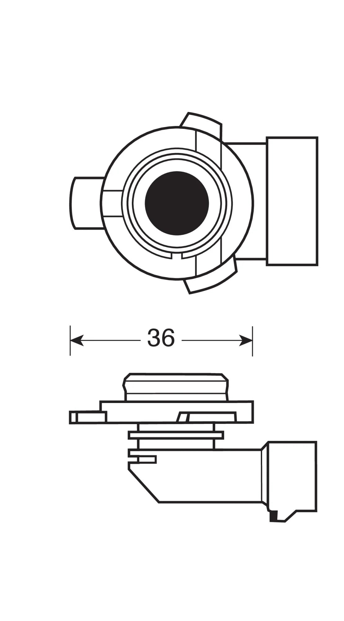 12V Original Line - HIR2 - 55W - PX22d - 1 pz  - Scatola