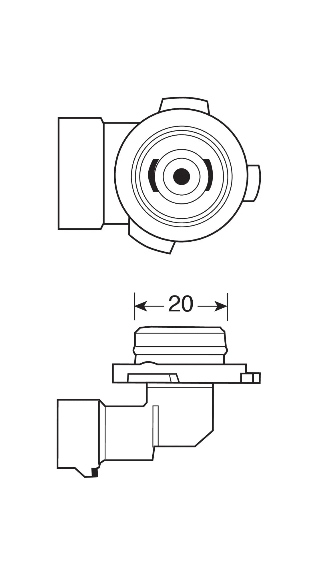 12V Lampada alogena Blu-Xe - H12 - 53W - PZ20d - 2 pz  - Scatola Plast.