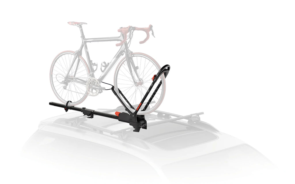 Frontloader, portabici da tetto con fissaggio ruota anteriore