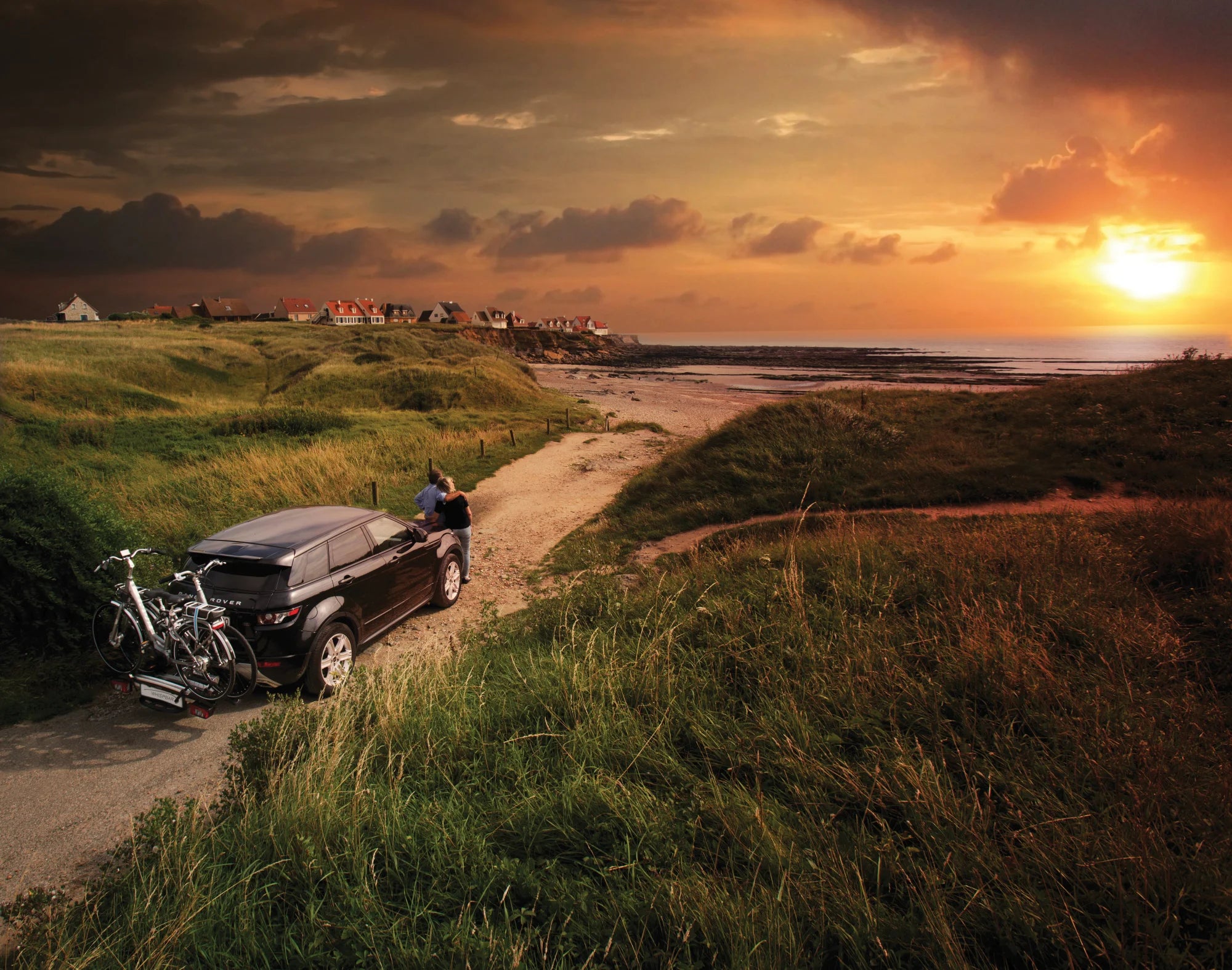 JustClick, portabiciclette per gancio traino - 2 bici