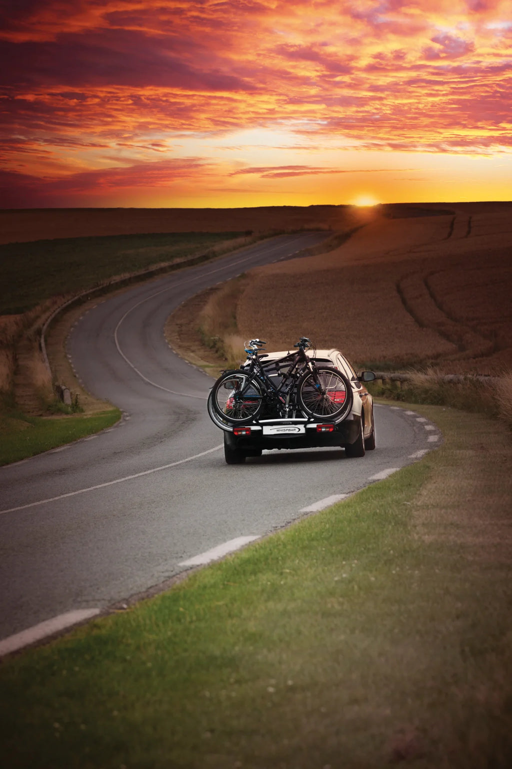 JustClick, portabiciclette per gancio traino - 2 bici