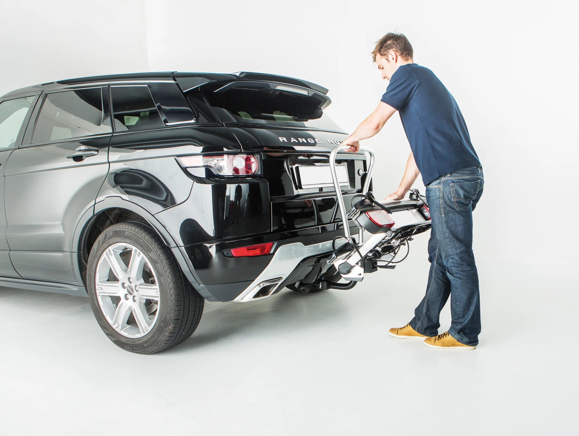 JustClick, portabiciclette per gancio traino - 2 bici