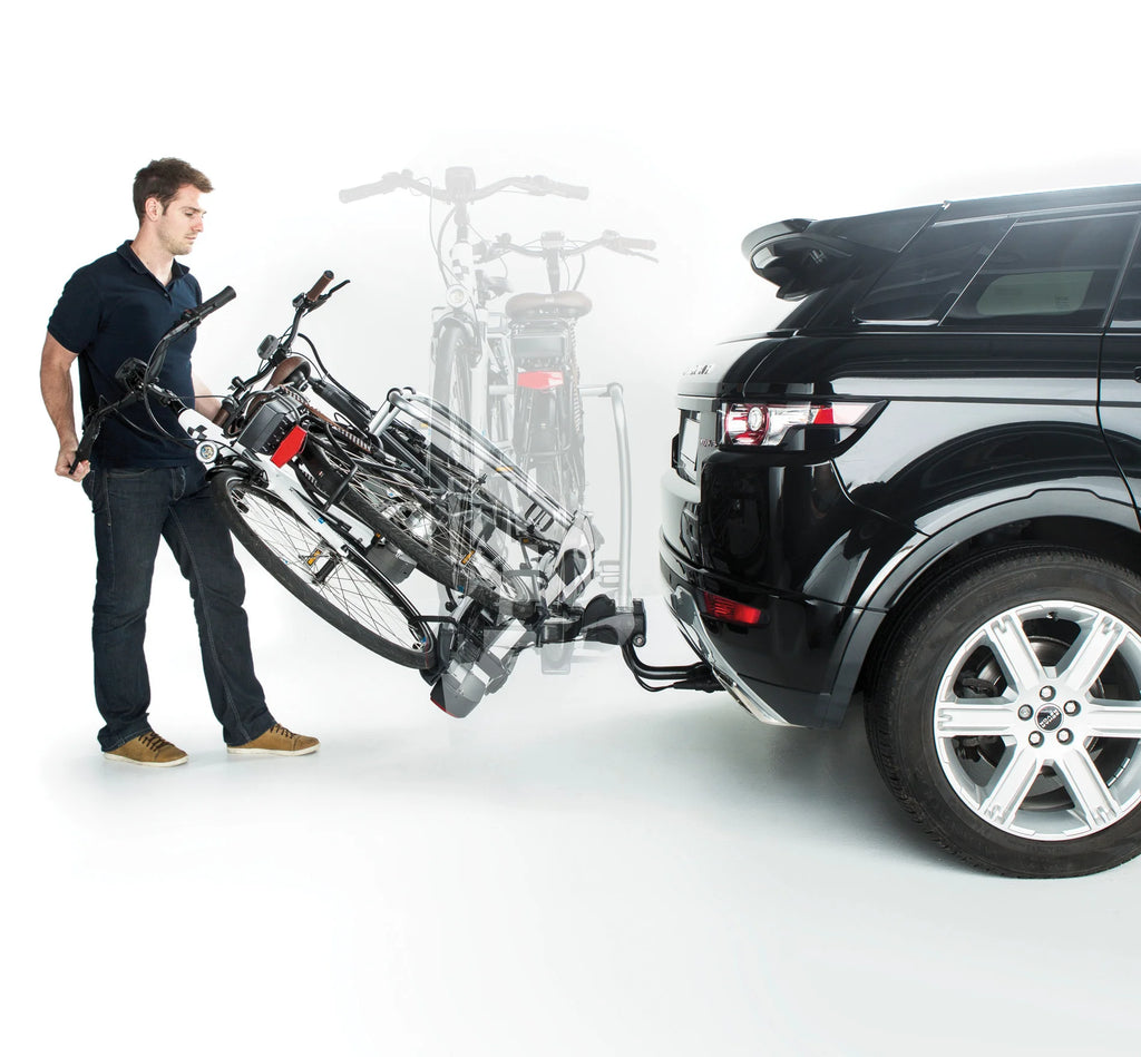 JustClick, portabiciclette per gancio traino - 2 bici