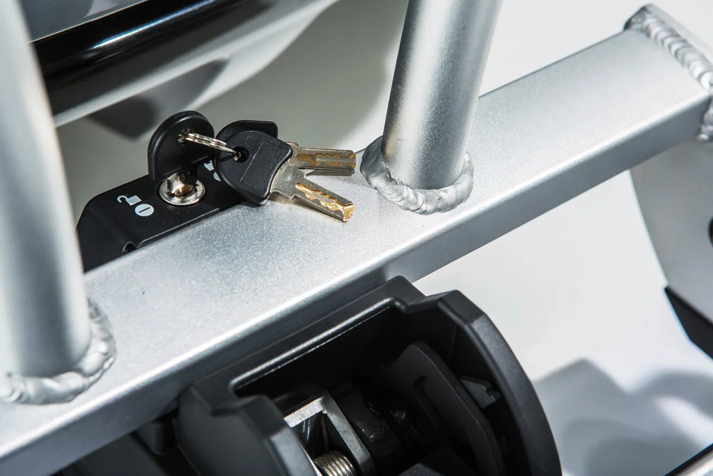 JustClick, portabiciclette per gancio traino - 2 bici