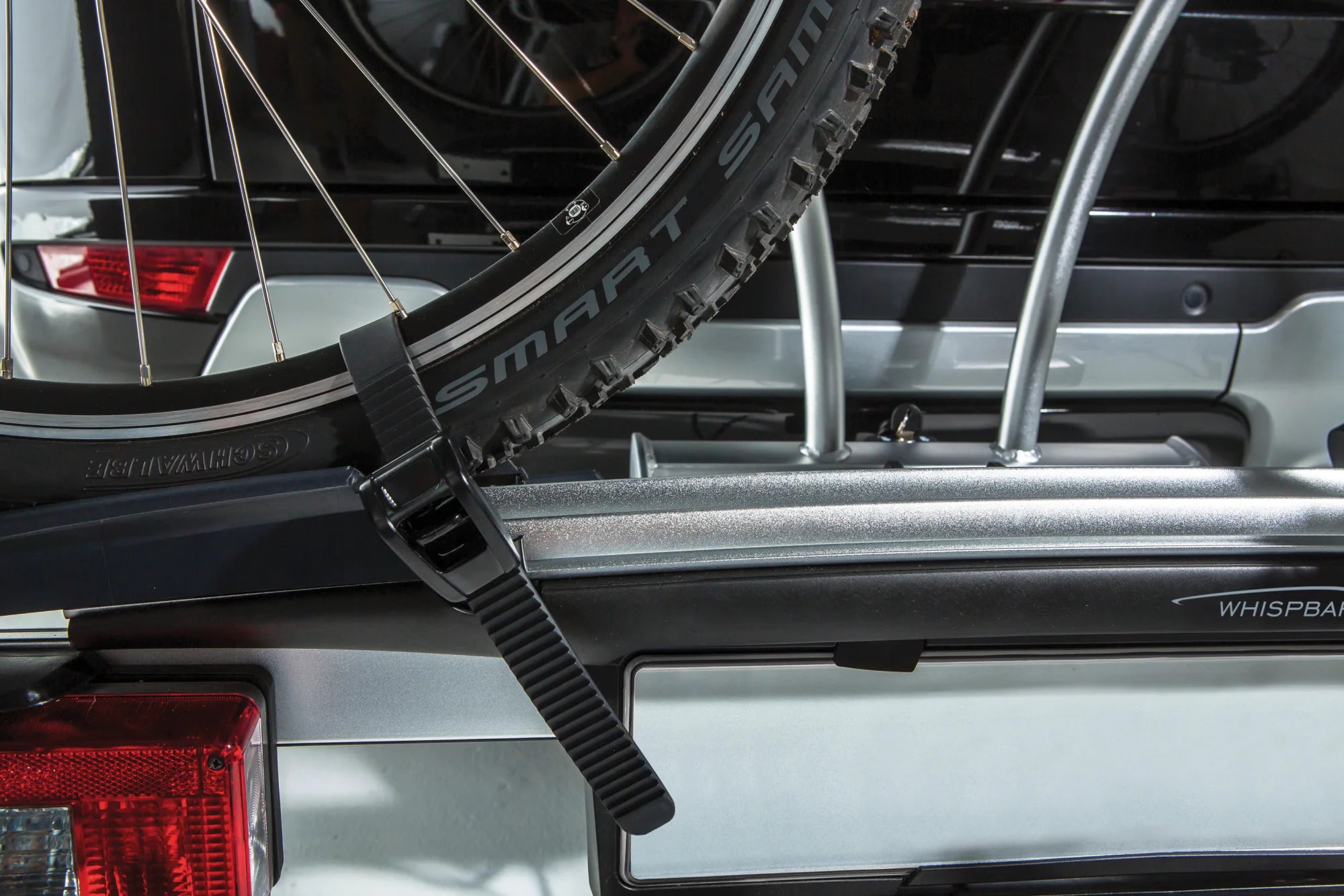 JustClick, portabiciclette per gancio traino - 2 bici