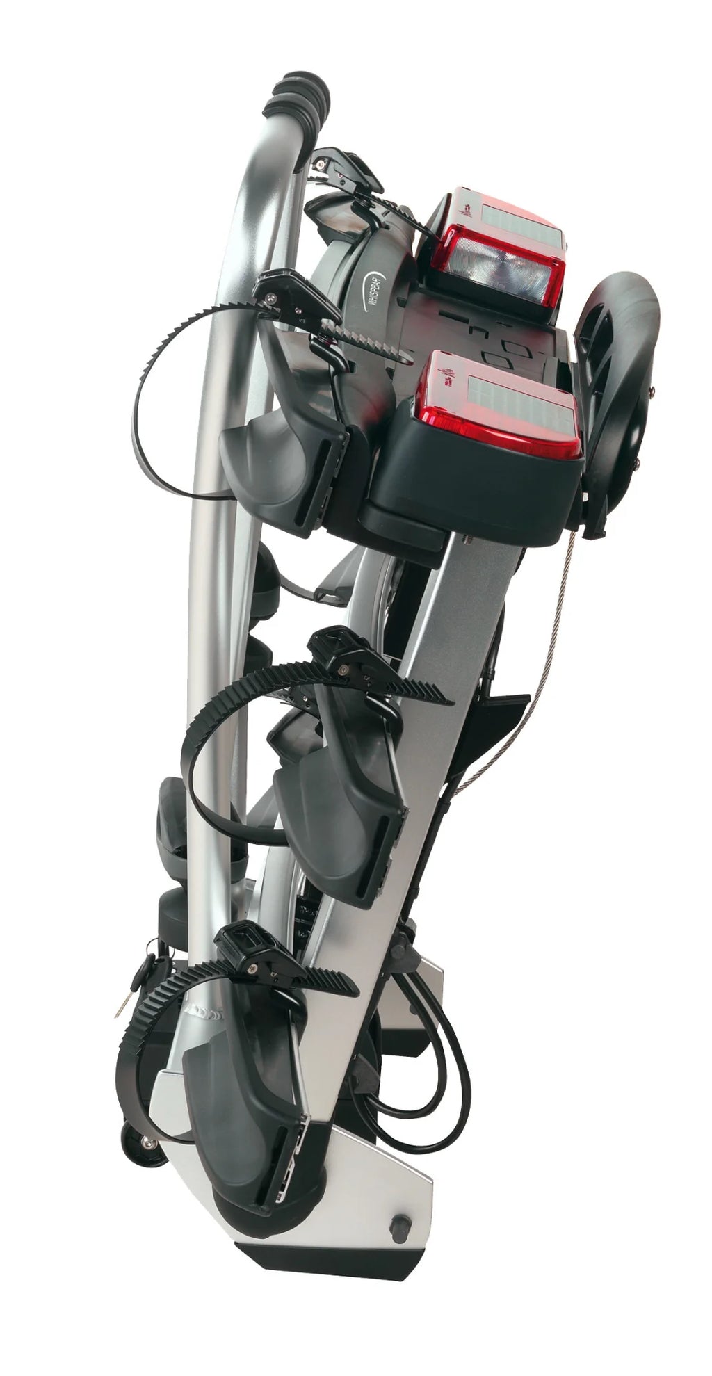 JustClick, portabiciclette per gancio traino - 3 bici