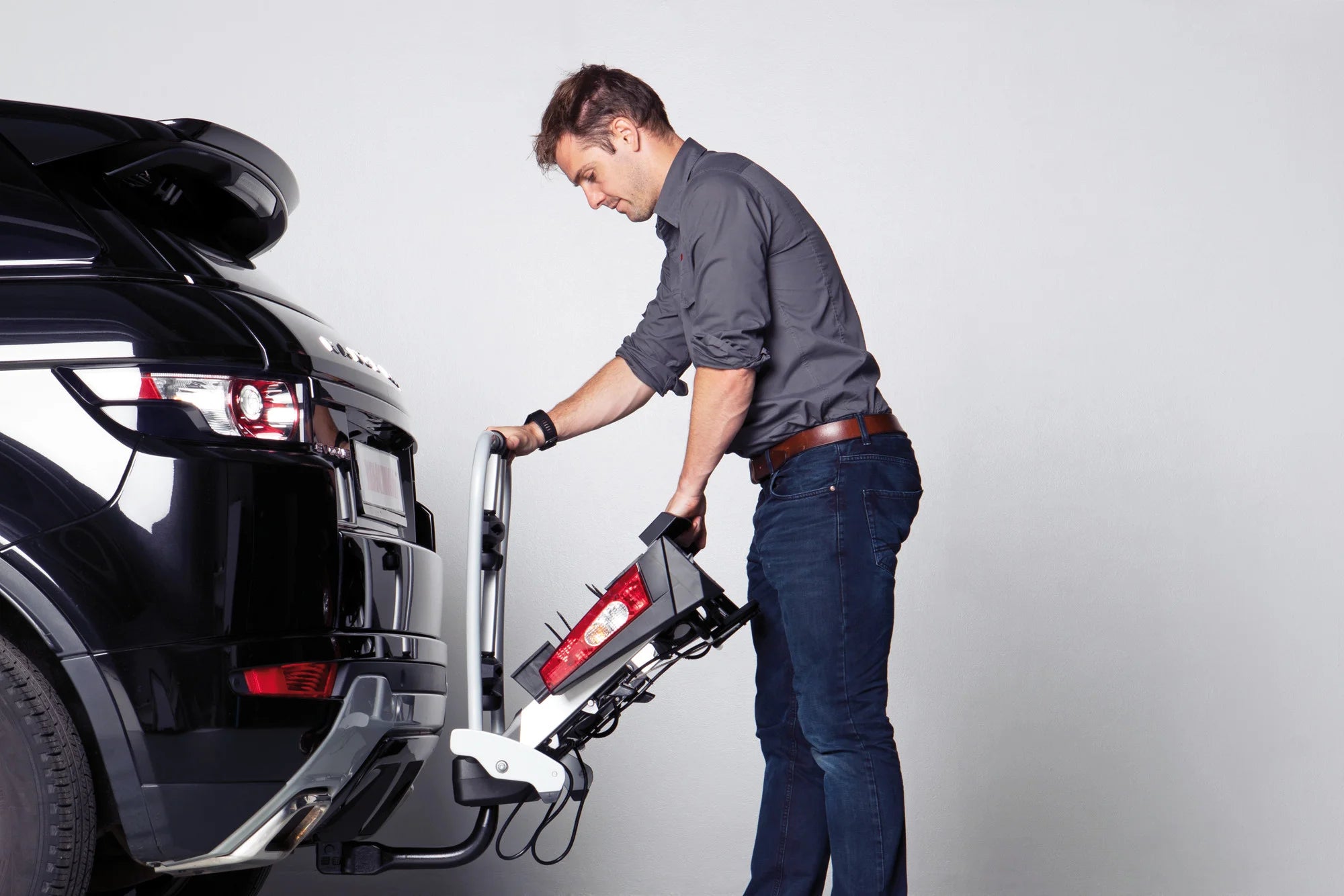 FoldClick, portabiciclette per gancio traino - 2 bici