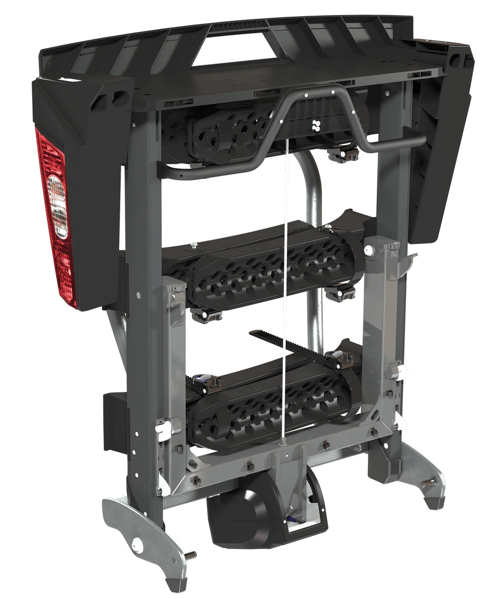 FoldClick, portabiciclette per gancio traino - 3 bici