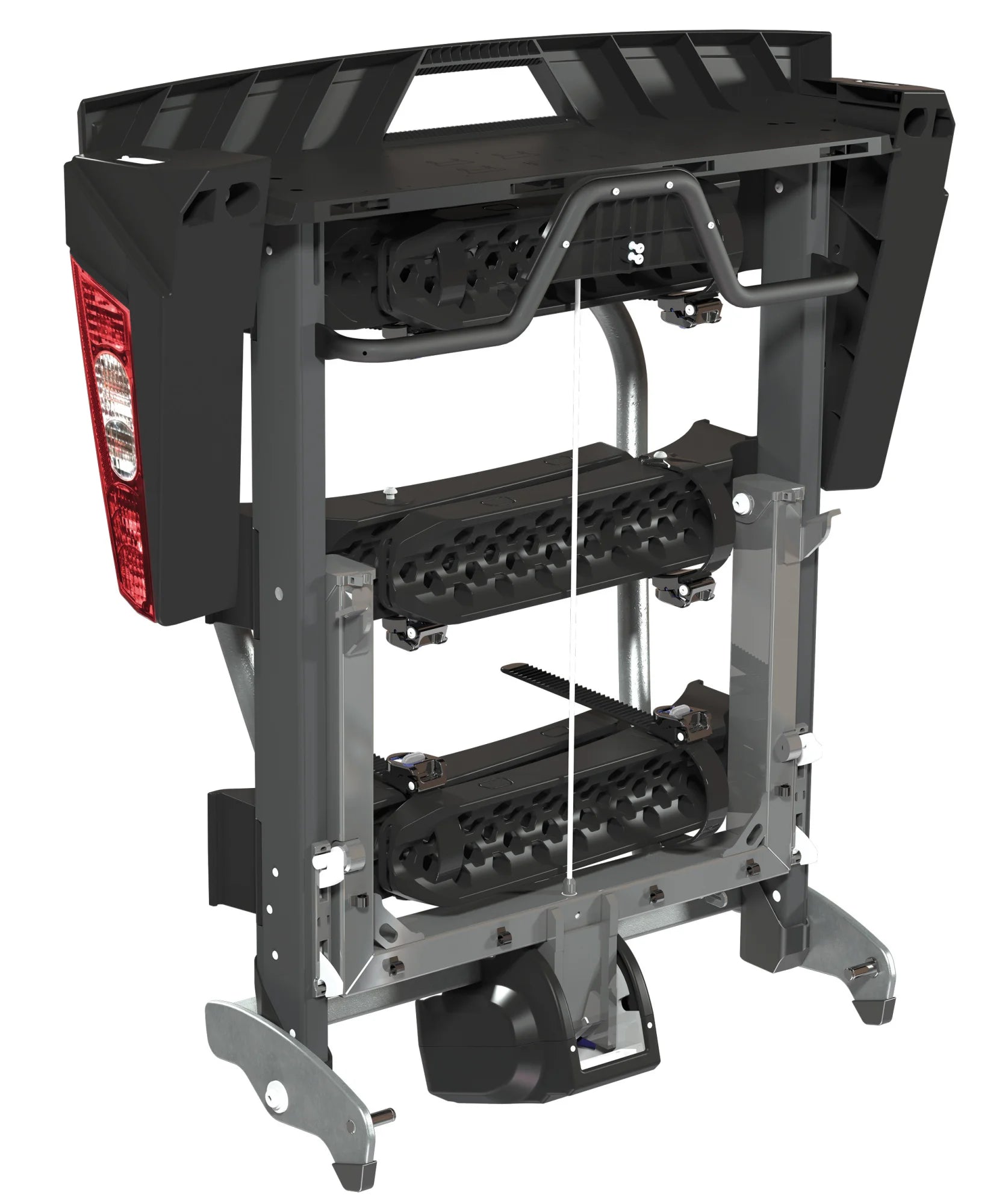 FoldClick, portabiciclette per gancio traino - 3 bici