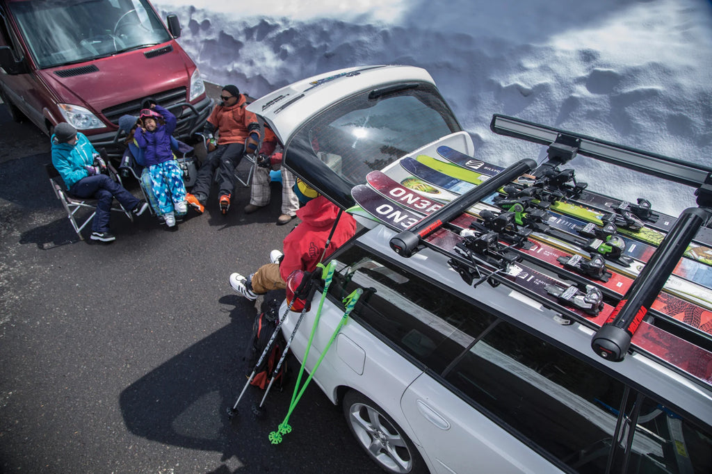 FatCat 6 Evo Black, portasci per barre da tetto