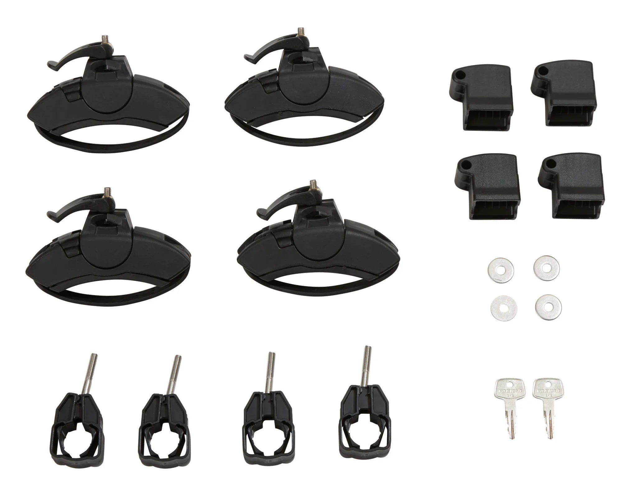 FatCat 6 Evo Black, portasci per barre da tetto