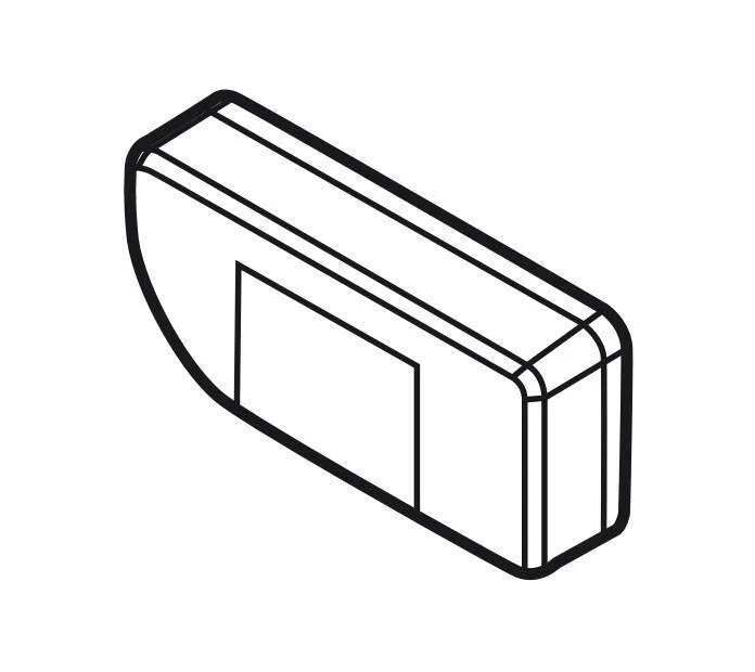 Ricambio cover luce sinistra per portabici Justclick